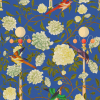 The Design Yard Rose & Thorn The Garden Of Immortality Lapis Blue Wallpaper 2 The Design Yard Rose & Thorn The Garden Of Immortality Lapis Blue Wallpaper