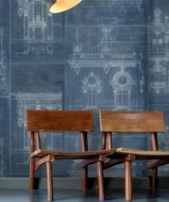 Mind The Gap Garnier Blue Wallpaper 7 Mind The Gap Garnier Blue Wallpaper