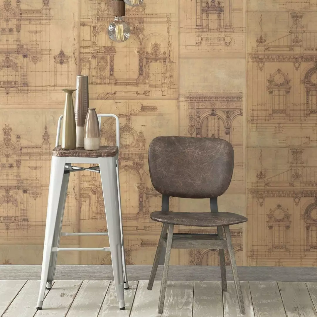 Mind The Gap Garnier Blue Wallpaper 6 Mind The Gap Garnier Blue Wallpaper