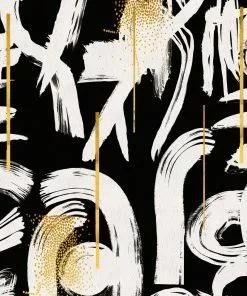 Mind The Gap Wallpaper & Paint Gestural Abstraction White Wallpaper