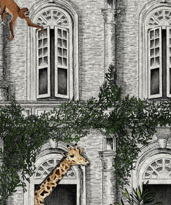 Brand Mckenzie Animal Architecture Wallpaper, Architecture Green Indigena