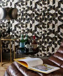 Mind The Gap Gramercy Onyx Wallpaper Memphis To Miami