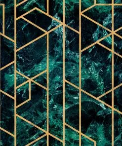 Mind The Gap Memphis To Miami Gramercy Emerald Wallpaper