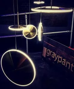 Thedesignyarduk CHRONA DISH PENDANTS LARGE - Graypants Lighting, Vertical & Horizontal