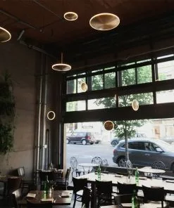 Thedesignyarduk The Craftsman CHRONA DISH PENDANTS MEDIUM - Graypants Lighting Vertical & Horizontal