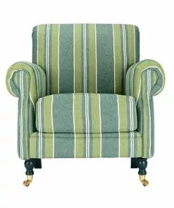 Mind The Gap Kingston Chair - Szepviz Stripe Linen