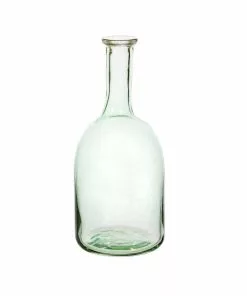 Sass & Belle Tanvi Recycled Glass Bottle Vase Green