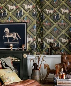 Mind The Gap Wallpaper & Paint Gymkhana, Grey Wallpaper