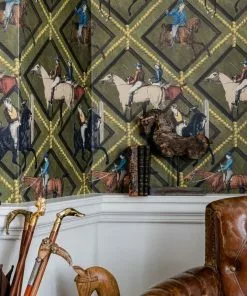 Mind The Gap Wallpaper & Paint Gymkhana, Grey Wallpaper