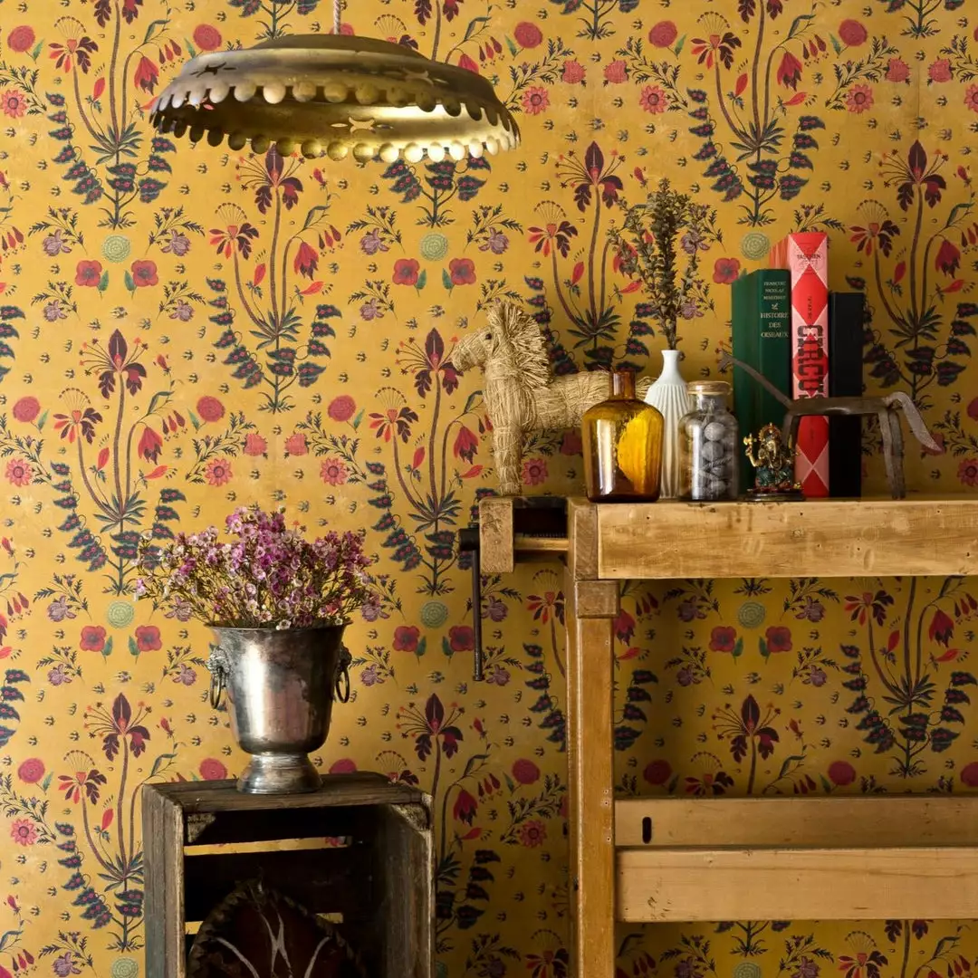 Mind The Gap Folk Couture Gypsy Ochre Wallpaper 4 Mind The Gap Folk Couture Gypsy Ochre Wallpaper