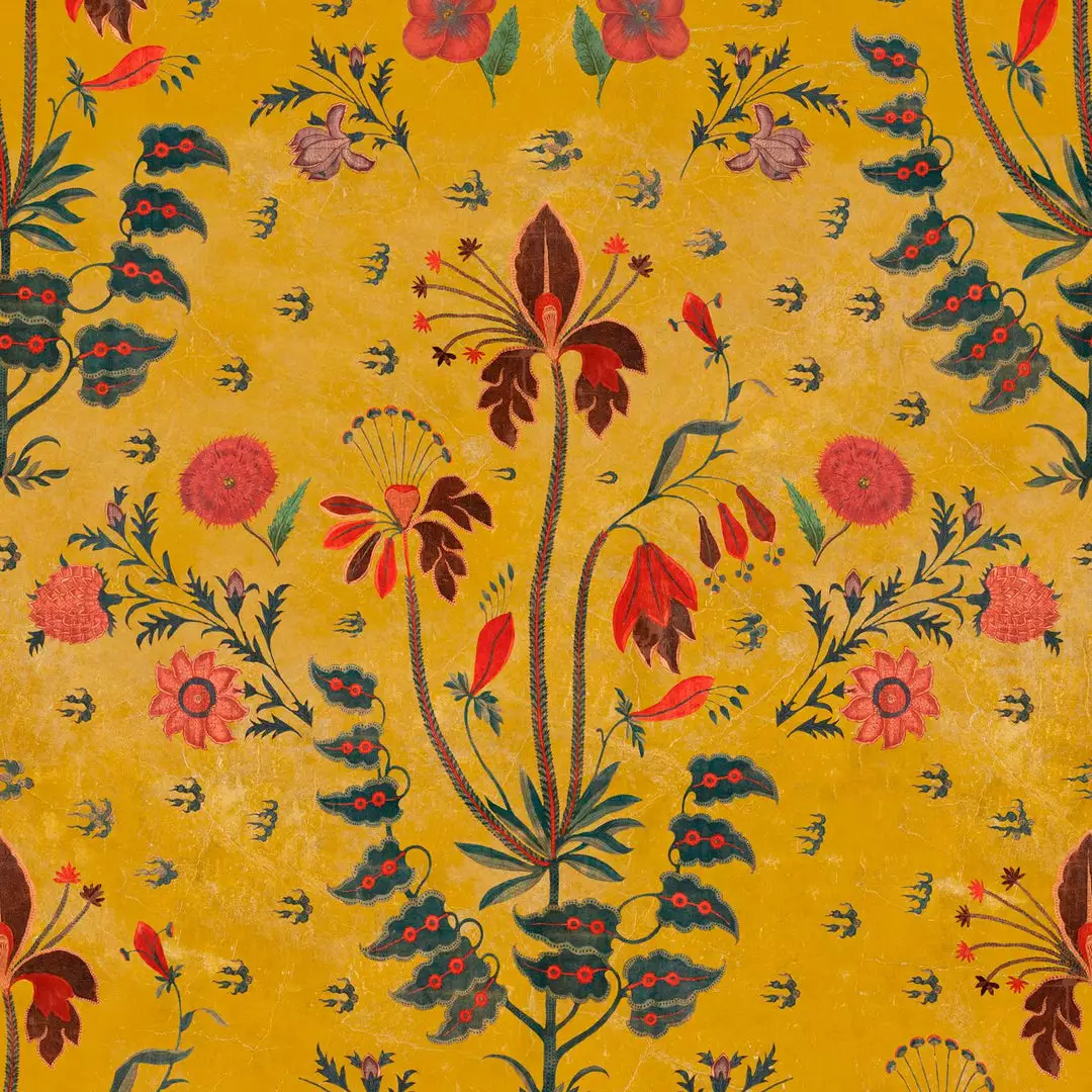 Mind The Gap Folk Couture Gypsy Ochre Wallpaper 3 Mind The Gap Folk Couture Gypsy Ochre Wallpaper
