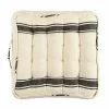 Mind The Gap Padded Cushions - Hajdu Stripe Linen Bohemian Dream