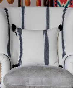 Mind The Gap Hajdu Stripe Linen Cushion