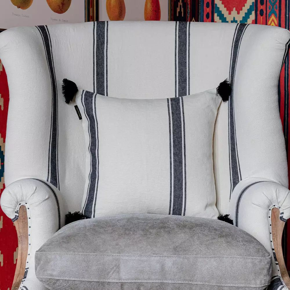 Mind The Gap Hajdu Stripe Linen Cushion 4 Mind The Gap Hajdu Stripe Linen Cushion