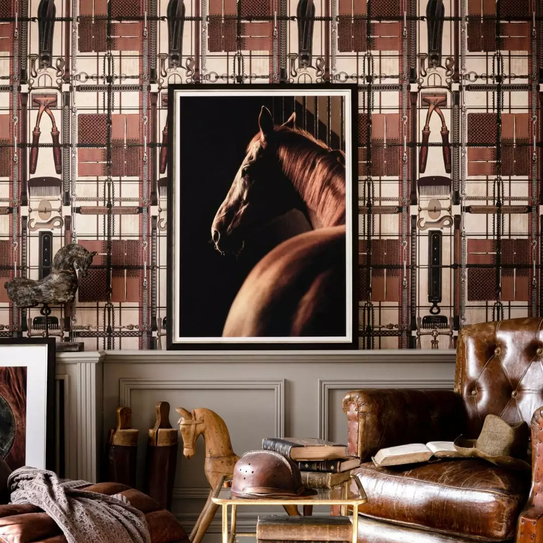 Mind The Gap Wallpaper & Paint Harnessmaker's Atelier Dark Wallpaper 6 Mind The Gap Wallpaper & Paint Harnessmaker's Atelier Dark Wallpaper