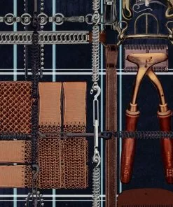 Mind The Gap Wallpaper & Paint Harnessmaker's Atelier Dark Wallpaper