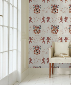 Mind The Gap Heraldry Wallpaper