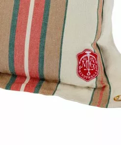 Mind The Gap Herina Stripe Linen Cushion Bohemian Dream
