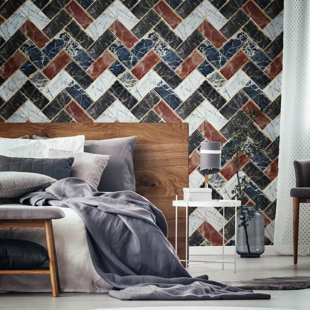 Mind The Gap Wallpaper & Paint Herringbone Wallpaper 4 Mind The Gap Wallpaper & Paint Herringbone Wallpaper