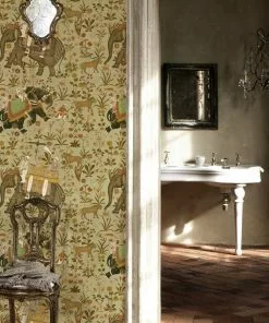 Mind The Gap Hindustan Aquamarine Wallpaper