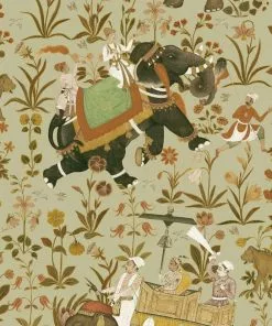 Mind The Gap Hindustan Aquamarine Wallpaper