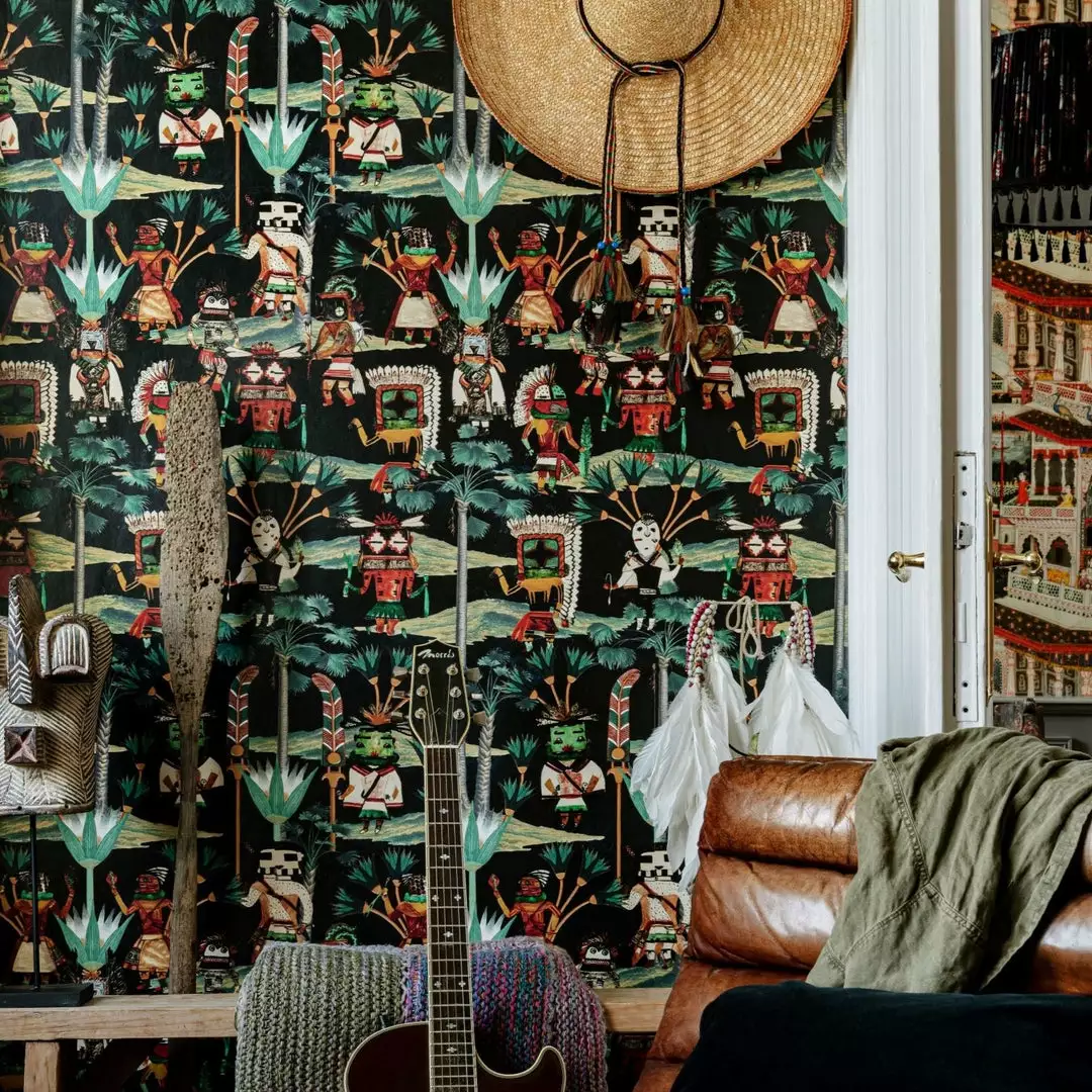 Mind The Gap Hopi Spirit, Anthracite Wallpaper 6 Mind The Gap Hopi Spirit, Anthracite Wallpaper