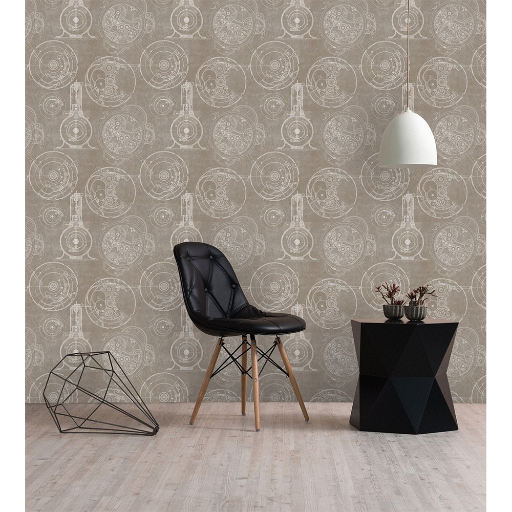 Mind The Gap Horlogerie Anthracite Wallpaper 6 Mind The Gap Horlogerie Anthracite Wallpaper
