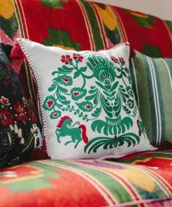 Mind The Gap Folk Couture Horse Parade Cushion 8 Mind The Gap Folk Couture Horse Parade Cushion