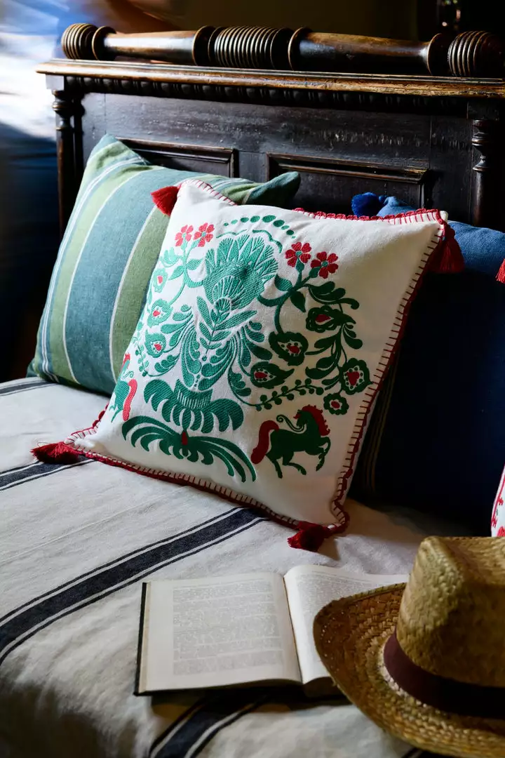 Mind The Gap Folk Couture Horse Parade Cushion 6 Mind The Gap Folk Couture Horse Parade Cushion