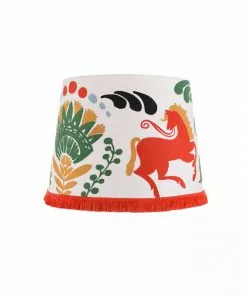 Mind The Gap Folk Couture Horse Parade Embroidered Cone Lampshade 11 Mind The Gap Folk Couture Horse Parade Embroidered Cone Lampshade