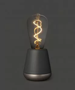 The Craftsman Humble One Wireless Table Light Dark Grey