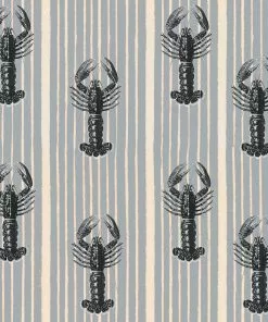 Mind The Gap Blue Skies Ahead Mediterranean Lobsters, Red Wallpaper