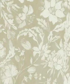 Mind The Gap Folk Couture Flowery Ornament Taupe Wallpaper