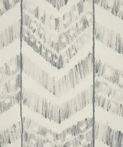 Mind The Gap Blue Skies Ahead Turkish Ikat, Tangerine Wallpaper