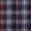 Mind The Gap Seaport Plaid, Navy Blue Wallpaper
