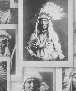 Mind The Gap Indian Chiefs Sepia Wallpaper