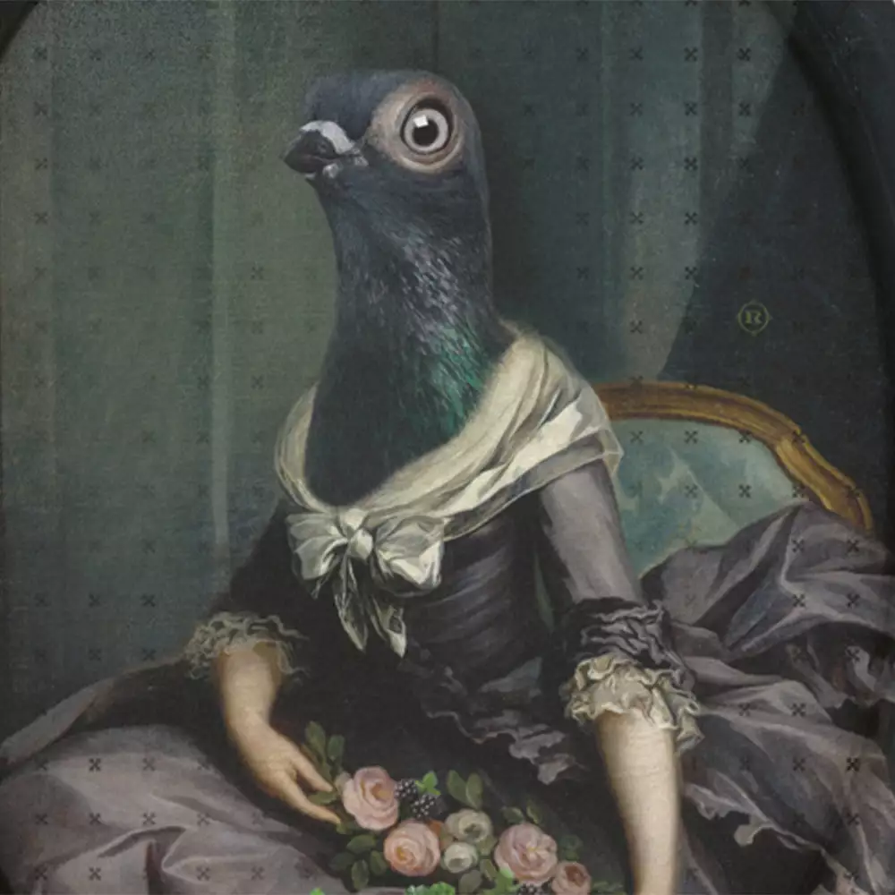 Les Jardins Royaux Ibride Islid - Le Boudoir Oval Wall Trays 4 Les Jardins Royaux Ibride Islid - Le Boudoir Oval Wall Trays