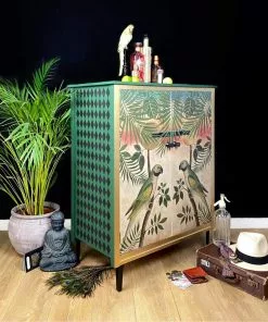 Lady Griddilebone New Jakarta Restored Decoupage Cabinet 8 Lady Griddilebone New Jakarta Restored Decoupage Cabinet