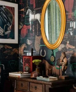 Mind The Gap Wallpaper & Paint The Jockey, Multicoloured Wallpaper