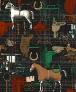 Mind The Gap Wallpaper & Paint The Jockey, Multicoloured Wallpaper