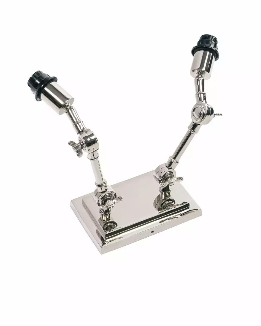 Mind The Gap Joyce Double Arm Wall Sconce In Polished Nickel 5 Mind The Gap Joyce Double Arm Wall Sconce In Polished Nickel