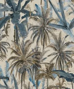 Mind The Gap The Jungle Smoke Blue Wallpaper