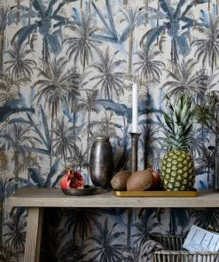 Mind The Gap The Jungle Smoke Blue Wallpaper