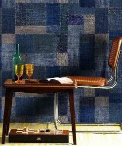 Mind The Gap Jute Washed Wallpaper