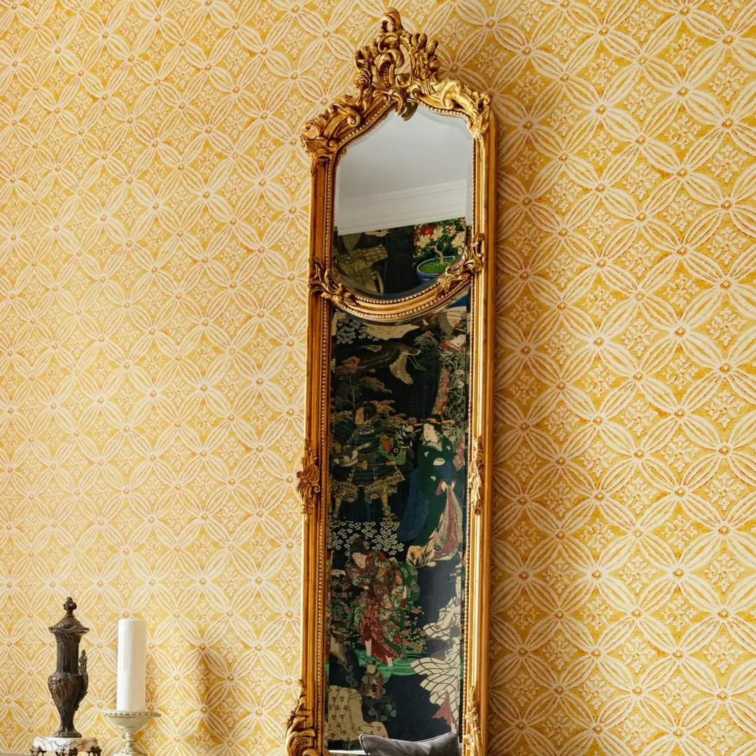 Mind The Gap Kalamkari, Citrus Yellow Wallpaper Blue Skies Ahead 6 Mind The Gap Kalamkari, Citrus Yellow Wallpaper Blue Skies Ahead