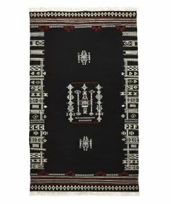 Mind The Gap Yarasa - Cocoa Wool Kilim Large