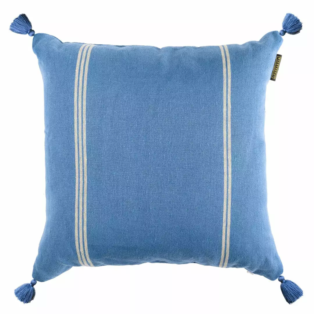 Mind The Gap Blue Skies Ahead Katalin Stripe Linen Cushion 3 Mind The Gap Blue Skies Ahead Katalin Stripe Linen Cushion