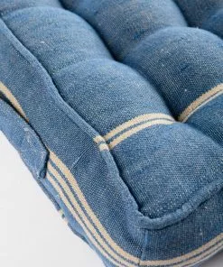 Mind The Gap Padded Cushions - Katalin Stripe Linen Bohemian Dream