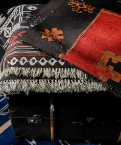 Mind The Gap Yarasa - Cocoa Wool Kilim Large 11 Mind The Gap Yarasa - Cocoa Wool Kilim Large