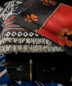 Mind The Gap Bohemian Dream Yadigari- Anatolia Red Wool Kilim Medium